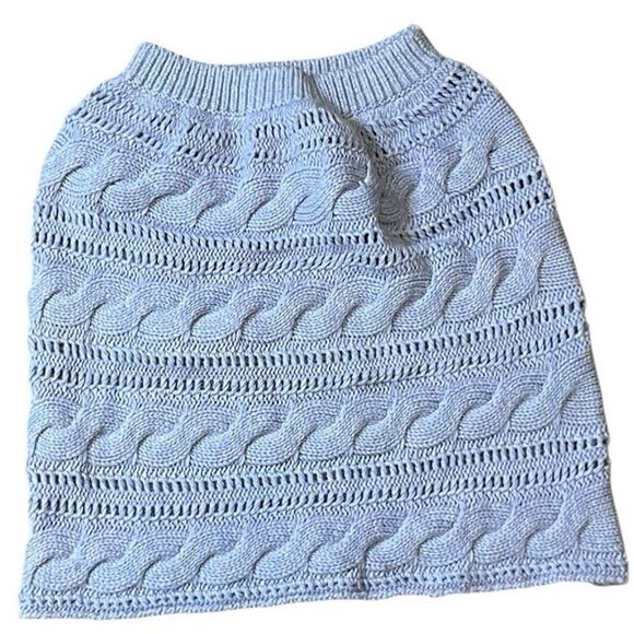 Opening Ceremonies Lavender knitted mini skirt cable knit pattern Size Small - Picture 2 of 4